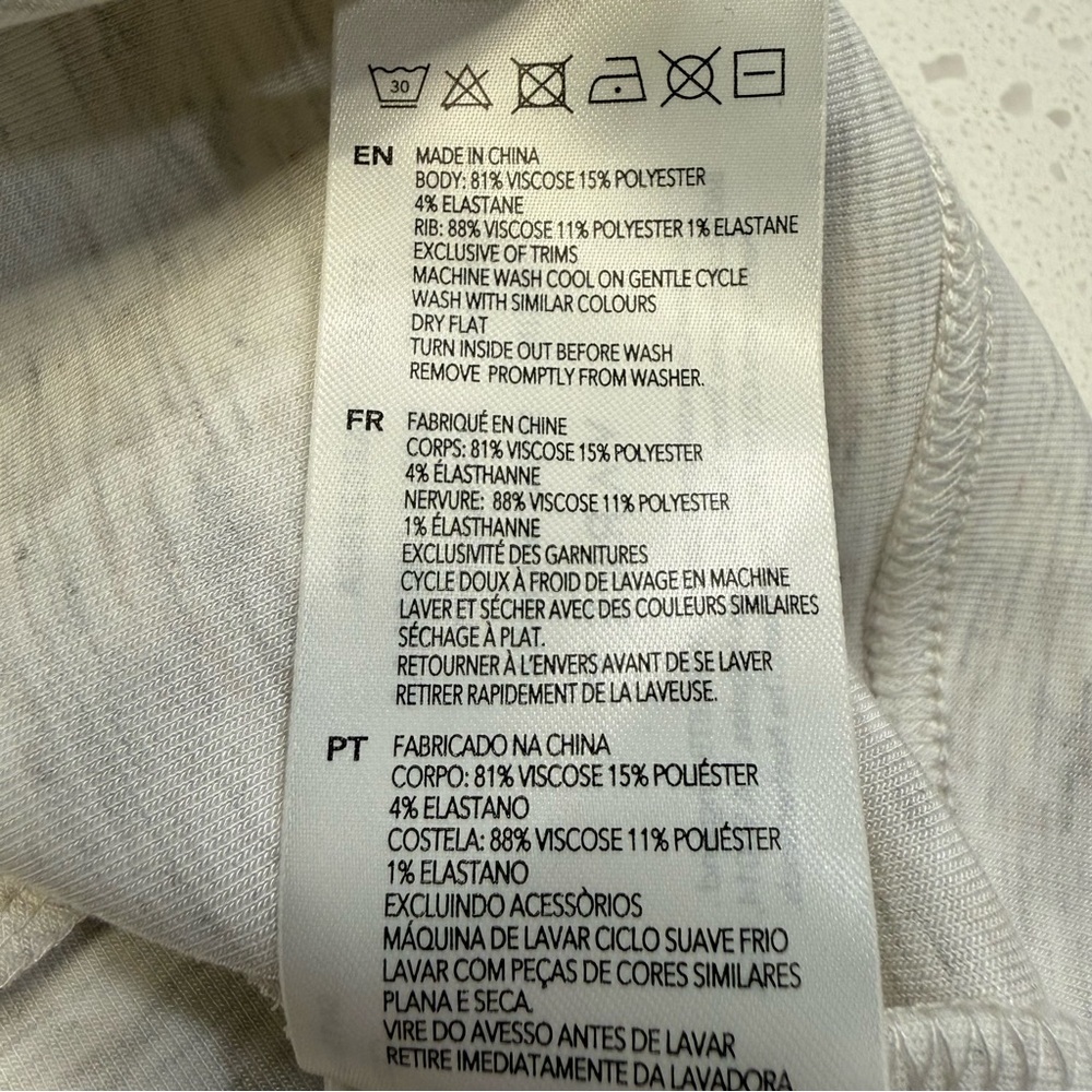 Varley Maple 2.0 DoubleSoft Dress Ivory Marl NWT Size 3X - Picture 15 of 15